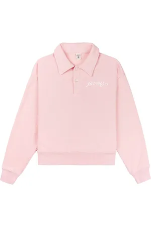 Sporty & Rich Rizzoli cropped cotton sweatshirt