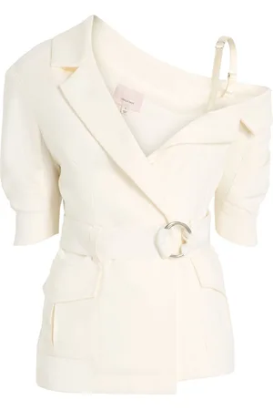 Cinq A Sept Katie one-shoulder blazer top