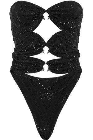 Philipp Plein Crystal-embellished swimsuit