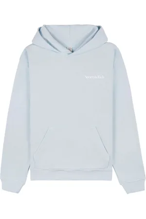 Sporty & Rich Eat More Veggies-print cotton hoodie