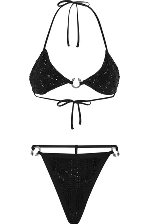 Philipp Plein Crystal-embellished bikini