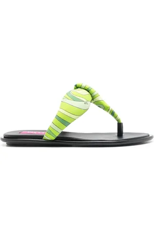 Puccini Fli Fiamme-print sandals