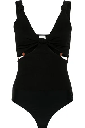 Nanushka V-neck cut-out bodysuit