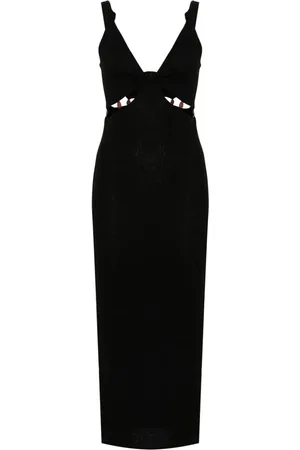 Nanushka Saar wooden beads dress