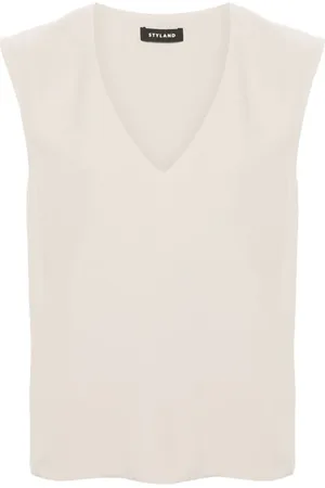 Styland Sleeveless crepe blouse