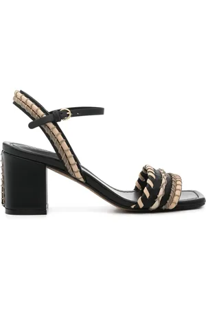 ULLA JOHNSON Sofia 70mm interwoven leather sandals