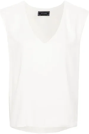 Styland Sleeveless crepe blouse