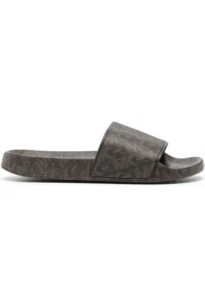 Michael Kors Gilmore logo-print slides