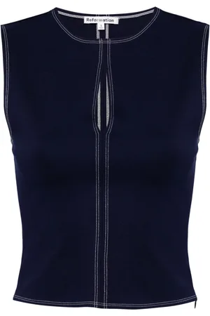 Reformation Carsyn cut-out top