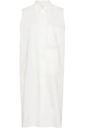 Maison Margiela Cotton poplin midi dress