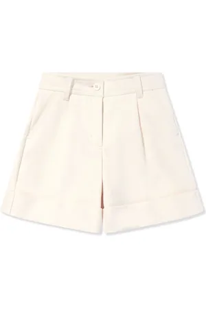 Moncler High-rise denim shorts