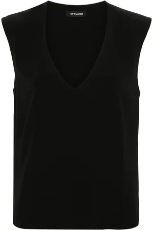 Styland Sleeveless crepe blouse