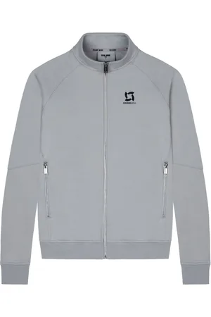 TEAM WANG design Logo-print zipped track jacket