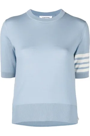 Thom Browne 4-Bar high-neck knitted top