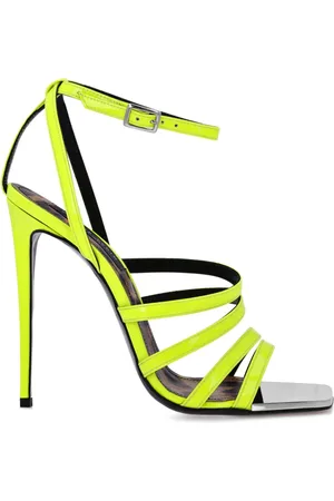Philipp Plein Square-toe patent leather sandals