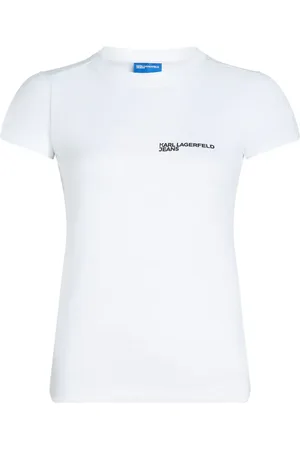 Karl Lagerfeld Logo-print organic cotton T-shirt