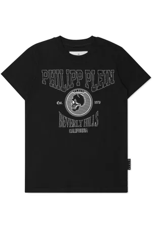 Philipp Plein Crystal-embellished cotton T-shirt