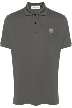 Stone Island Compass-patch piqu?? polo shirt