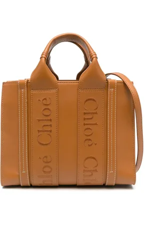 Chloé Small Woody leather tote bag