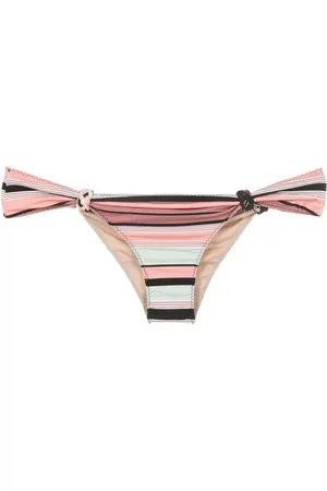 CLUBE BOSSA Rings striped bikini bottoms