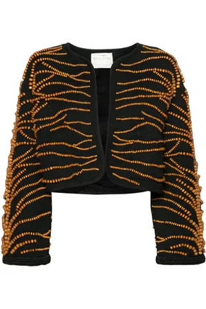 FORTE FORTE Beaded cropped jacket