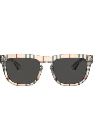 Burberry Vintage check-pattern square-frame sunglasses