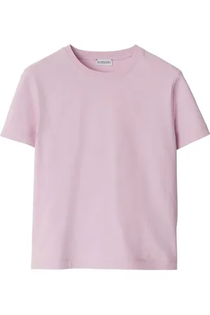 Burberry Logo-embroidered cotton T-shirt