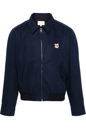 Maison Kitsuné Fox head-patch shirt jacket