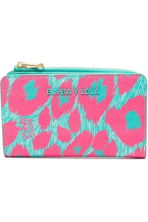 Bimba y Lola Leopard-print bi-fold wallet