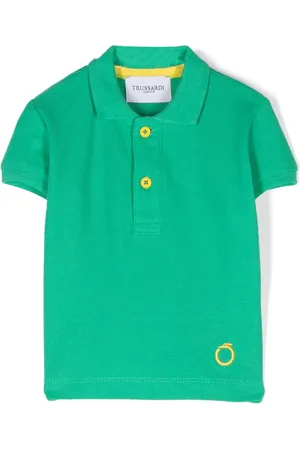 Trussardi Logo-embroidered polo shirt