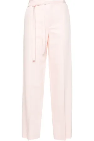 Kenzo Belted straight-leg trousers