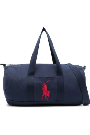 Ralph Lauren Polo Pony-embroidered duffle bag