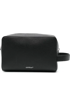 OFF-WHITE 3D Diag leather pouch bag