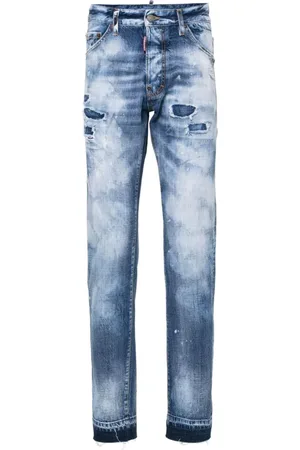Dsquared2 Light Everglades patch-detail jeans