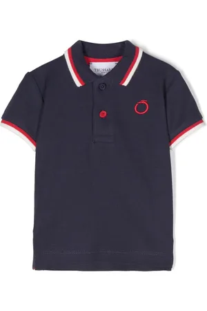 Trussardi Logo-embroidered polo shirt