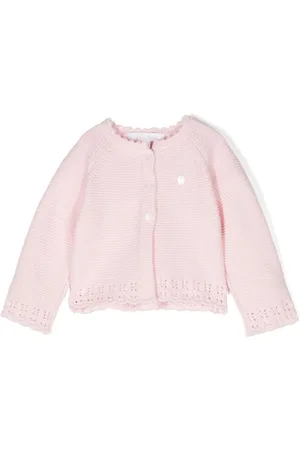 PATACHOU Scallop-edge cotton cardigan