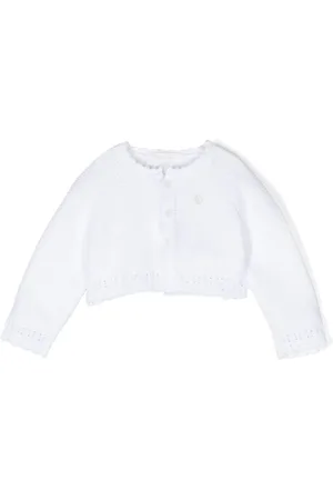 PATACHOU Scallop-edge cotton cardigan