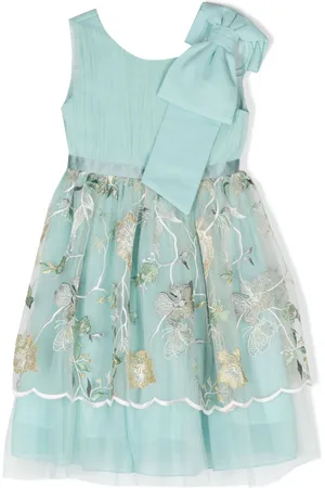 PATACHOU Floral-appliqu?? tulle dress