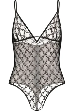 Kiki de Montparnasse Handcuff embroidered bodysuit