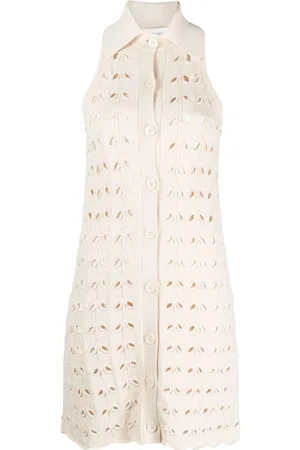 Sportmax Rivolo crochet short dress