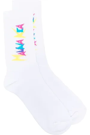 MAUNA KEA Intarsia-knit logo ankle socks