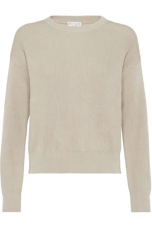 Brunello Cucinelli Ribbed-knit cotton jumper