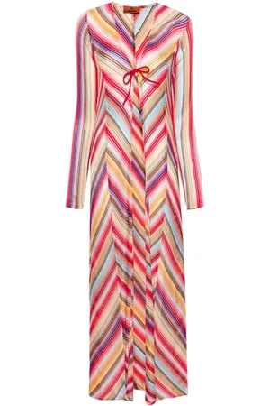 Missoni Zigzag-woven maxi cardigan