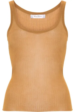 Max Mara Semi-sheer fine-ribbed top