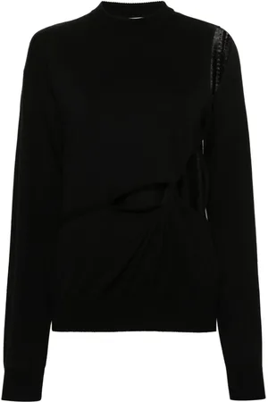 Sportmax Cut-out wool jumper