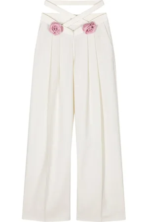 Seen Users Wrapped In Roses palazzo pants