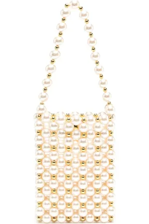 VANINA Sicilia faux-pearl tote bag