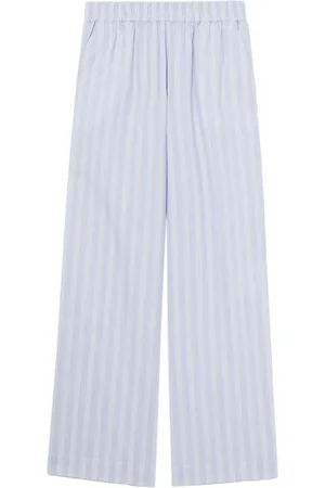 REMAIN Striped wide-leg trousers