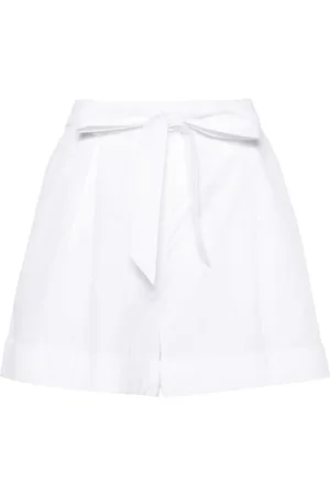 Pinko Pleated turn-up shorts