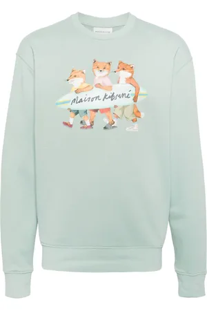 Maison Kitsuné Signature fox motif cotton sweater